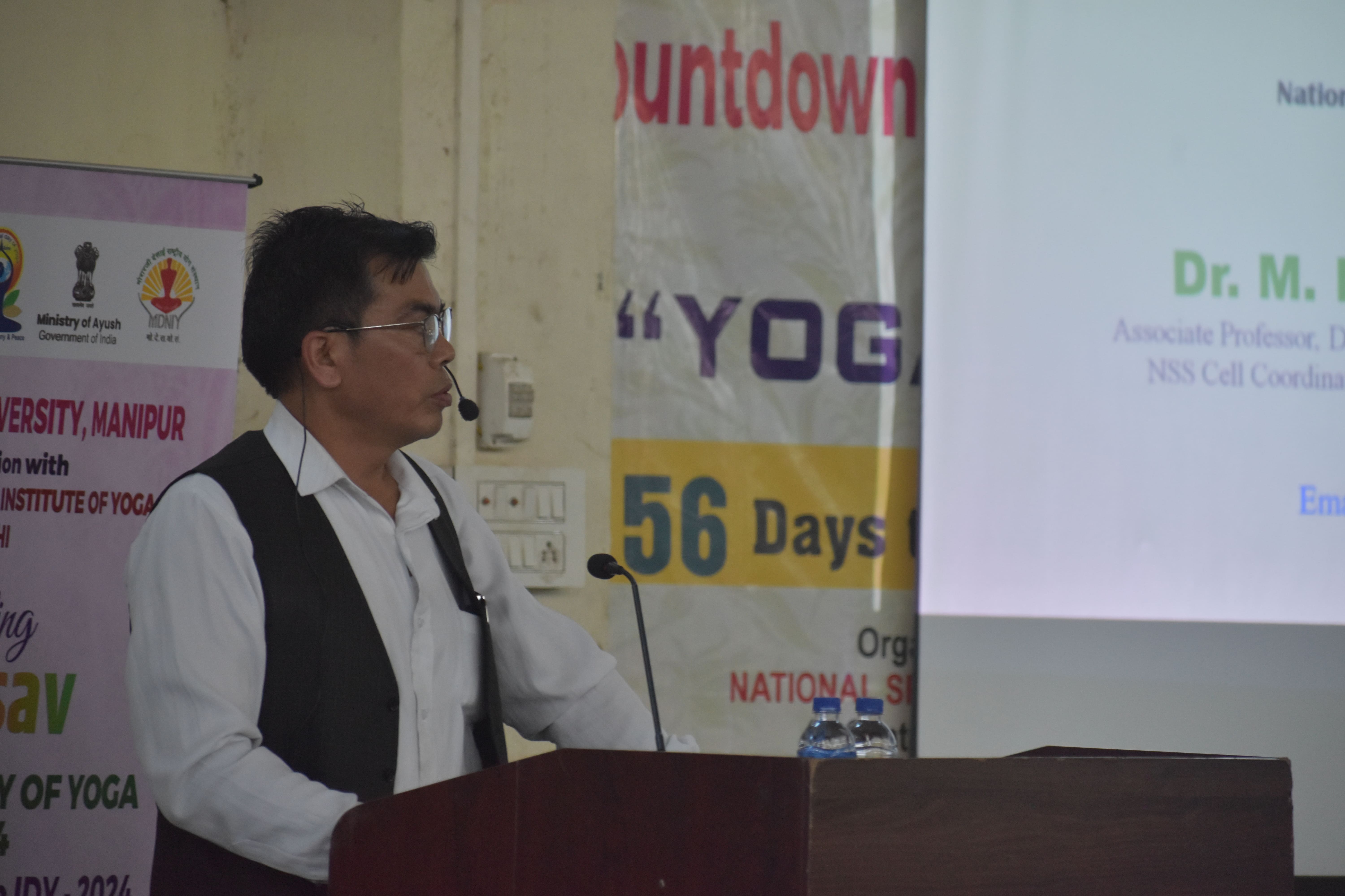 National Sports University, in collaboration with MDNIY, organized a workshop on “Yoga for Peace and Sports” for the celebration of the International Day of Yoga 2024