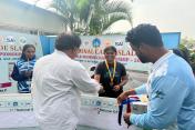  Department of Sports Psychology student Ms. Nidhi won bronze medal in 11th National Canoe Slalom championship held at Bhopal, MP.