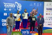 Yumlembam Echantombi Devi of BPES 1st Semester won a Gold Medal in the 37th National Games 2023 held at Goa on 2nd November 2023 in Wushu (Qiangshu).